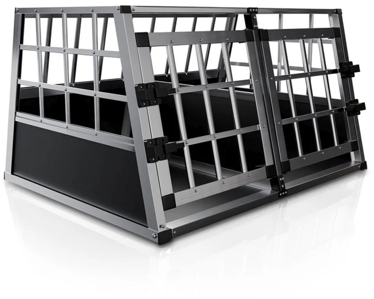 Aluminium hondentransportbox - L/X