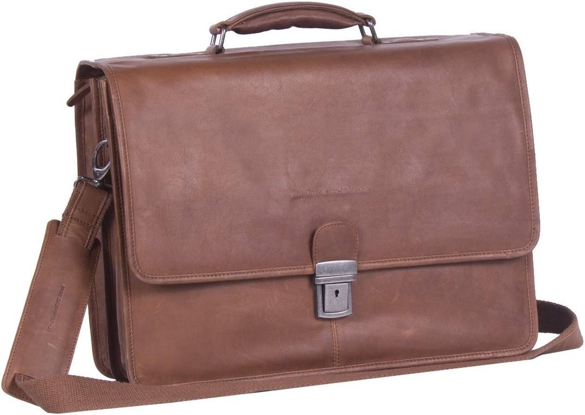 Leren Aktetas 41 cm met Laptopvak voor Heren en Dames