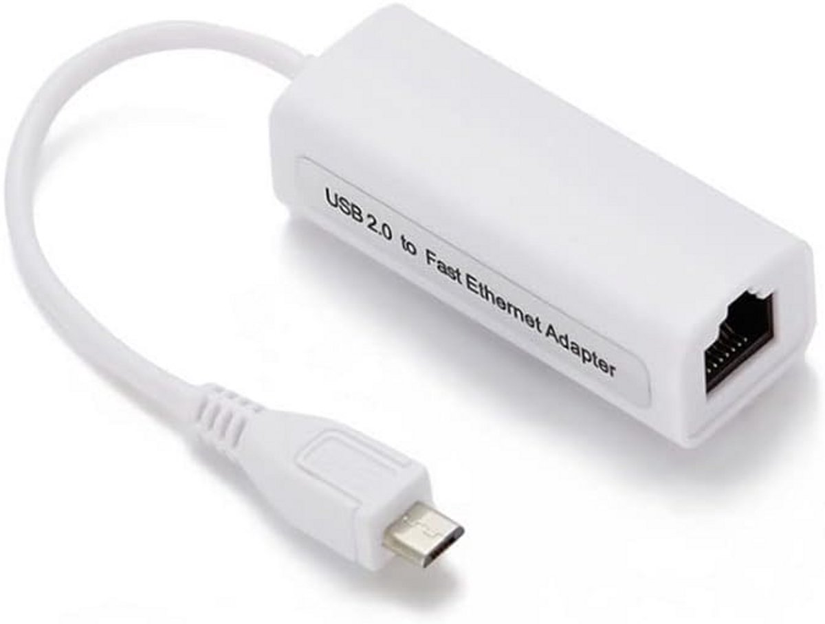 Micro USB naar RJ45 Ethernet LAN-adapter voor SBC en Tablets
