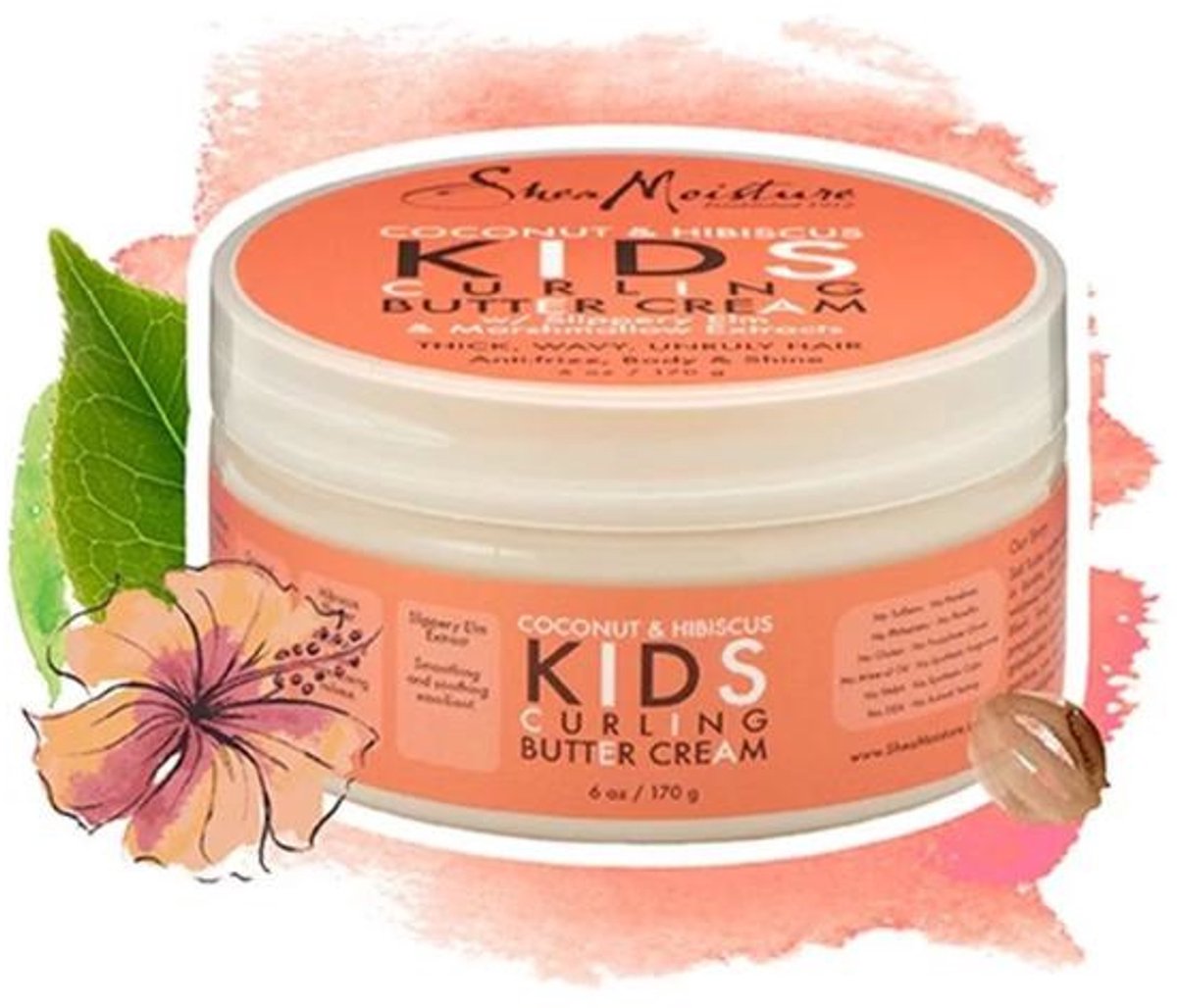 Shea Moisture Coconut & Hibiscus - Kids Curling Butter Cream - 170 gr