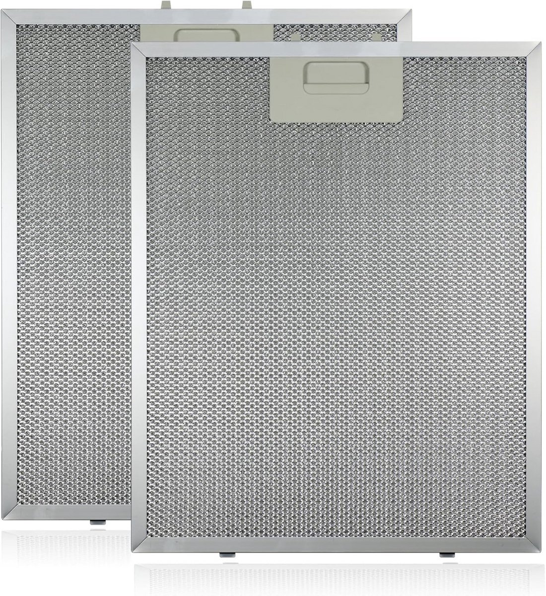 2x Universele Aluminium Vetfilters voor Afzuigkap - Metalen Gaasfilter - 300x240mm