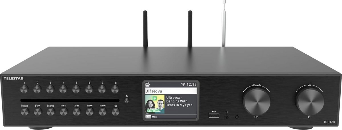 HiFi Stereo Set met CD Speler, Internet & DAB+ Radio, Bluetooth en Streaming Functies