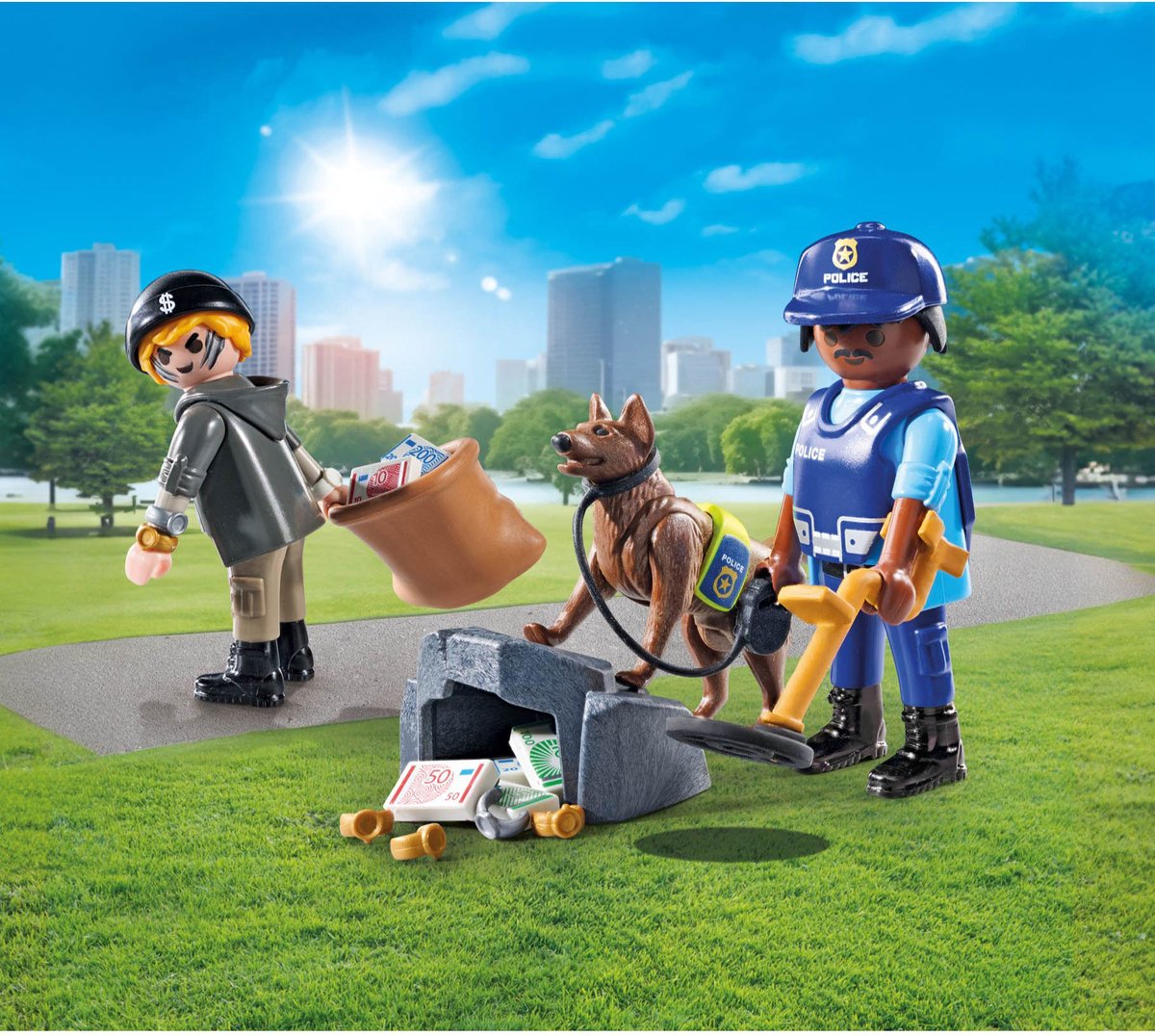 PLAYMOBIL Action Heroes Politiehond met boef 71731 — afbeelding 9