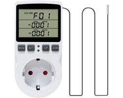 Digitale Temperatuurregelaar Stekker met Sonde voor Aquarium en Terrarium