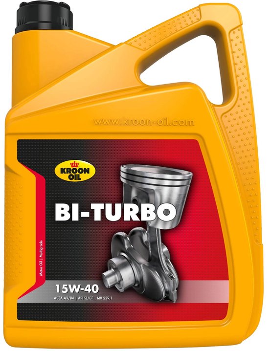 Huile moteur Kroon 5 L bidon Kroon-Oil Bi-Turbo 15W-40-00328