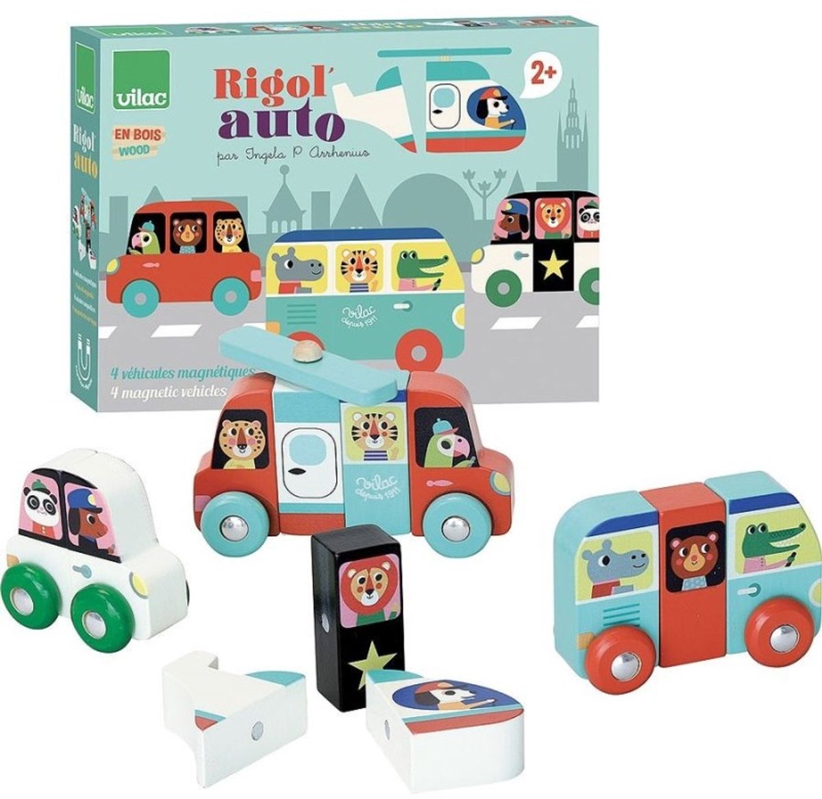 Magneetset Auto's