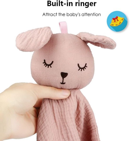 Biologische Katoenen Mousseline Lovey Knuffeldoek met Koala Design - Zacht en Ademend — afbeelding 5