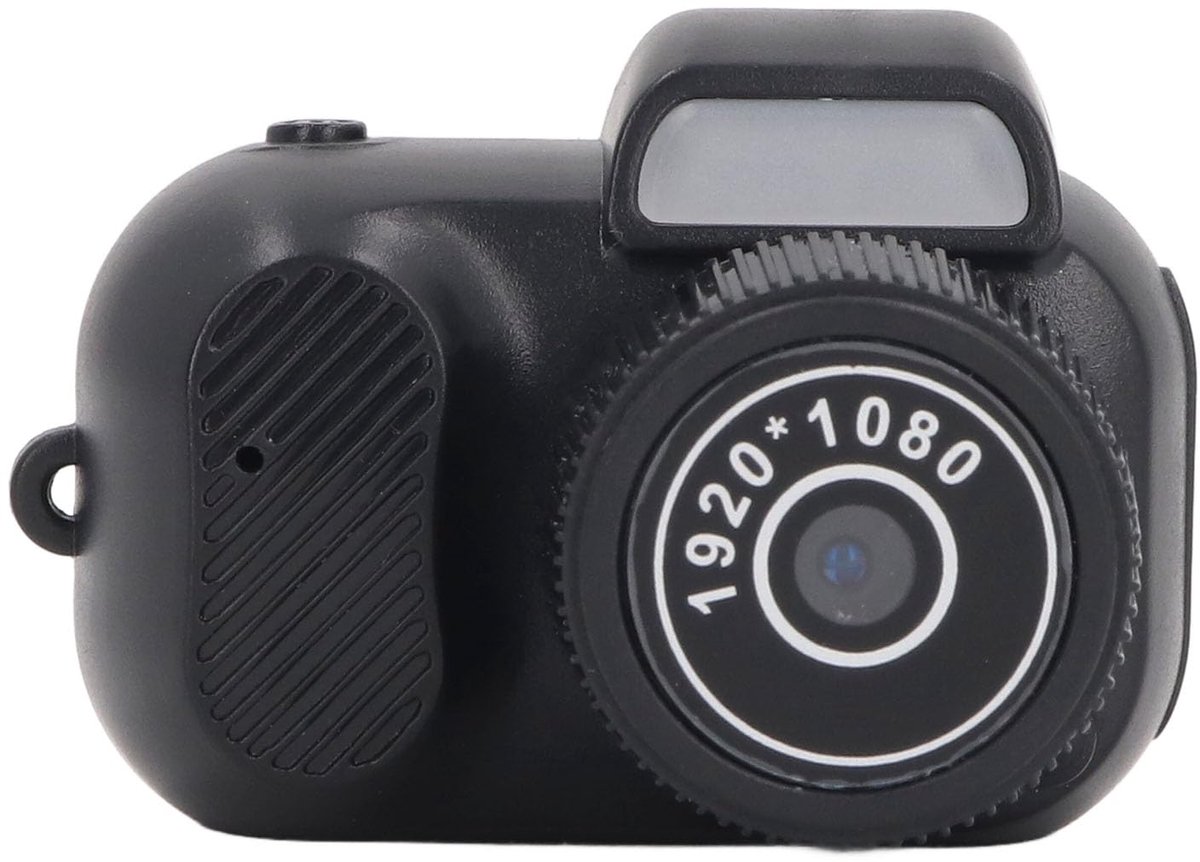 Ynkkvre - Mini Camera - Digitale Camera - Retro Camera - Duimformaat 2MP 1080P - 160° Groothoeklens - Met Scherm en Polsband - Eenvoudig Bedienbaar - Veilige Eerste Camera