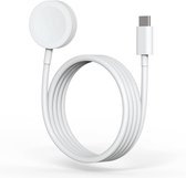 Qost - Apple Watch Oplader - Wit - 1 Meter - USB-C - Apple Watch Kabel - Snellader - 10W