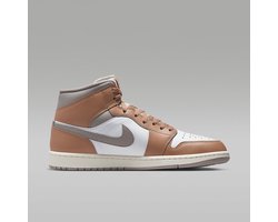 Nike Nike Air Jordan 1 Mid -Sneaker - Beige/Wit/Grijs