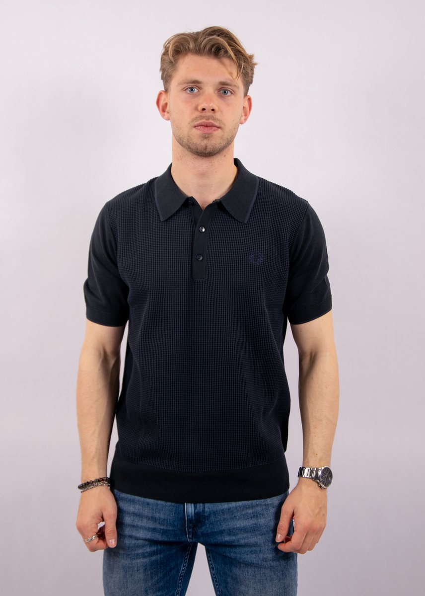 Fred Perry Tonic Waffle Knitted Shirt