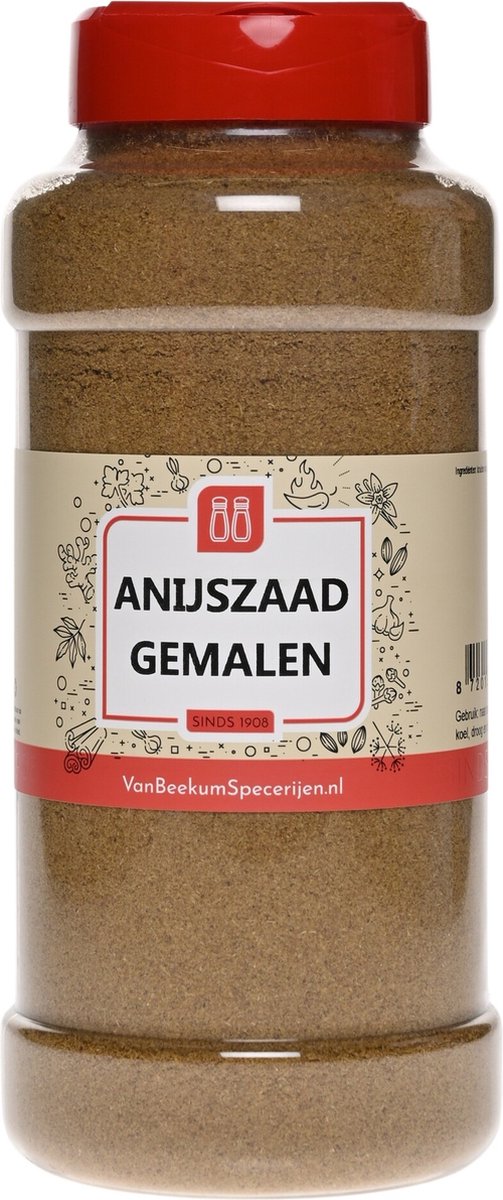 Goedkoopste Van Beekum Specerijen - Anijszaad Gemalen - Strooibus 400 gram