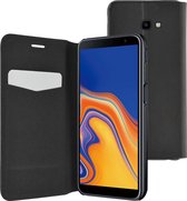 Azuri booklet ultra thin met stand functie - zwart - Samsung J4 Plus