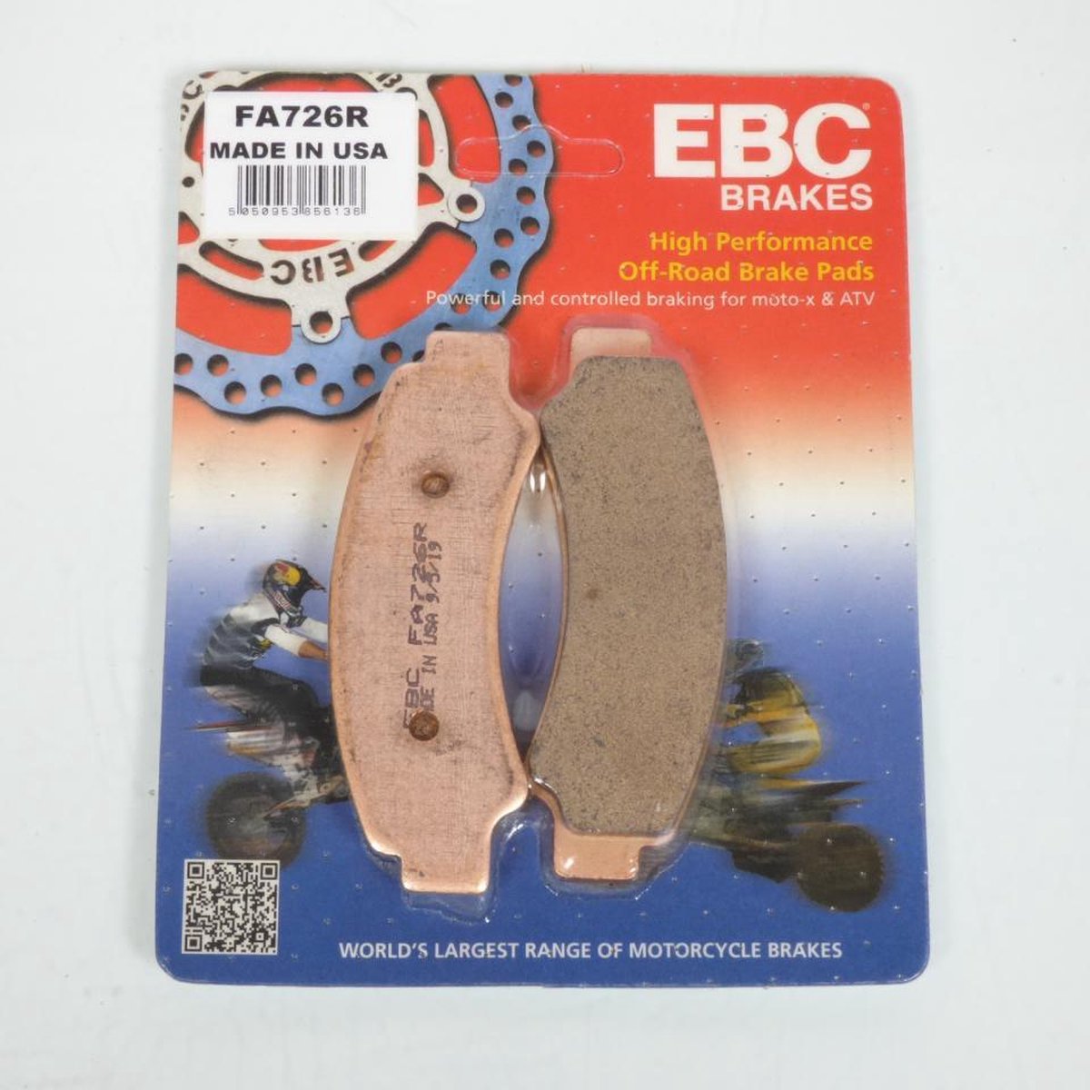 plaquette de frein ebc pour quad cf moto 500 c force s korte wielbasis eps 2019 avg/avd neuf
