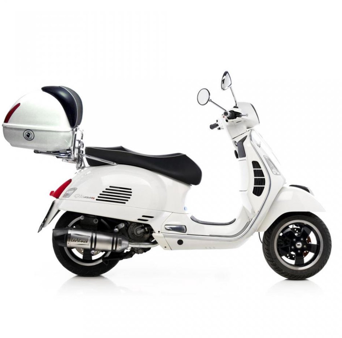 Silencieux échappement Leovince pour scooter Piaggio 300 Vespa Gts Super 2008 à 2015