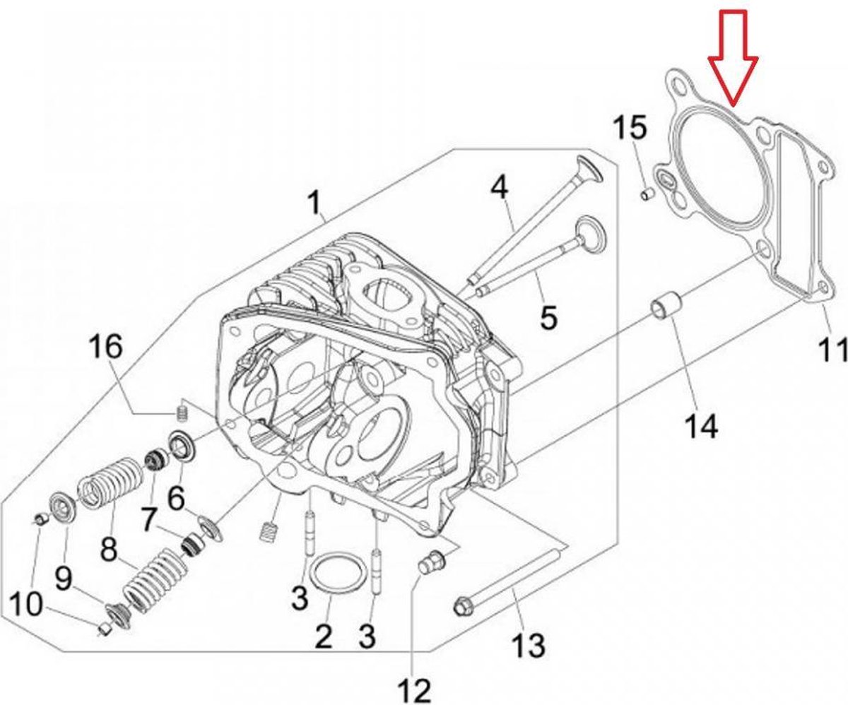 originele motorafdichting voor derbi 150 boulevard scooter 2002 tot 2004 82682r nieuw