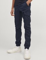 JACK&JONES JUNIOR JPSTPAUL JJFLAKE AKM 542 NAVY NOOS JNR Jongens Broek - Maat 176