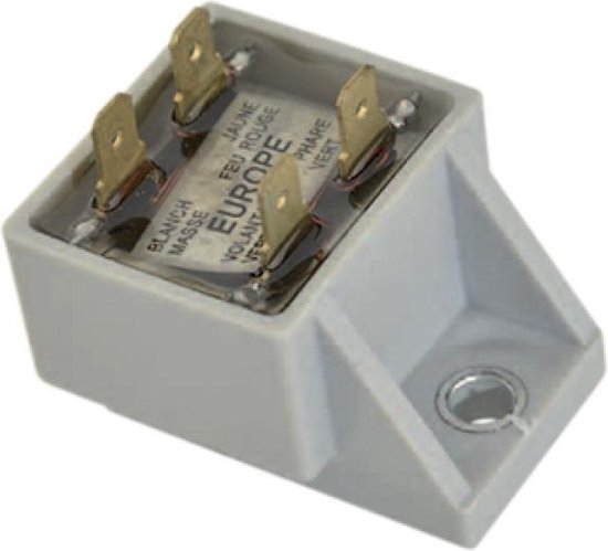 Foto: Spanningsgelijkrichter rsm voor bromfiets peugeot 50 103 na 1971 12v nieuw