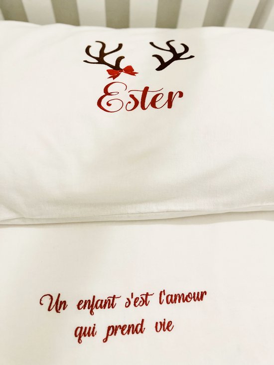 Foto: Animal pictures baby dekbedovertrek konijntjes 135 x 100 cm katoen