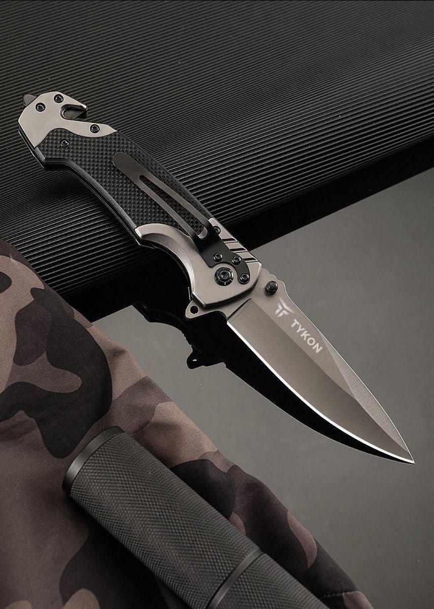 TYKON zakmes - zakmessen - zak mes- 19 CM vouw mes compact - zakmes - werk mes - zak messen