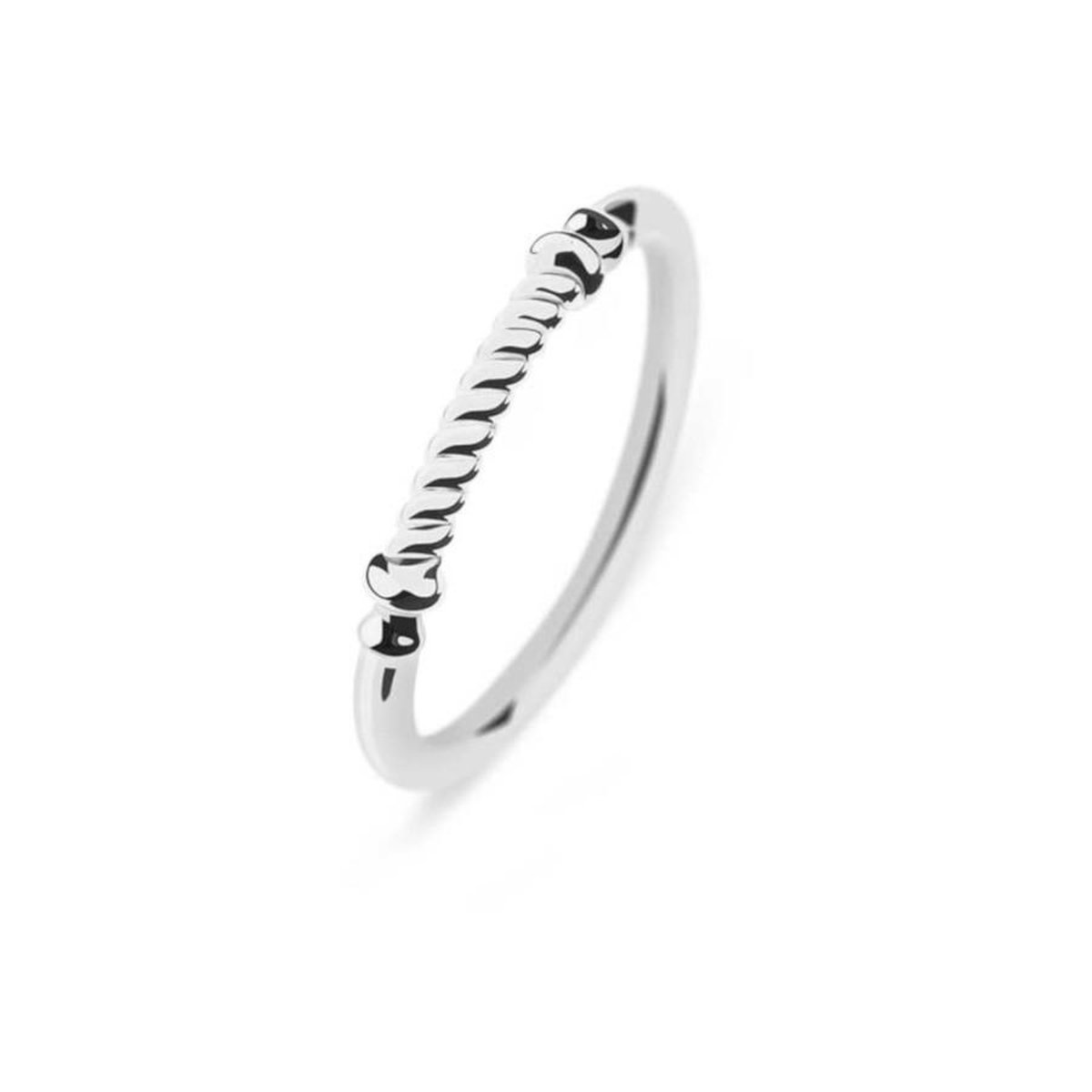 Paul Hewitt Portside Rope Zilverkleurige Ring (Maat: 56) - Zilver