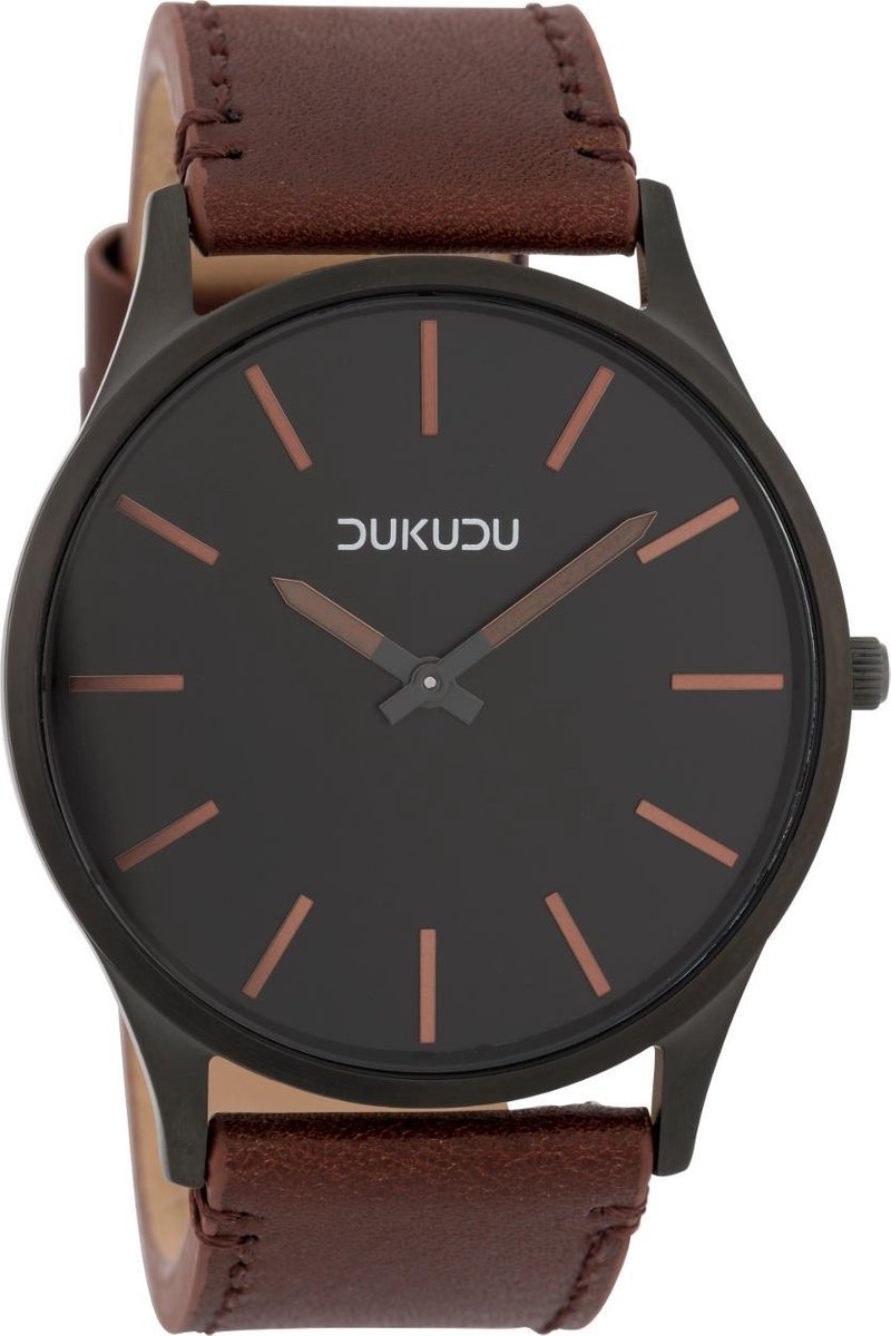 DUKUDU - Quinten - Zwarte horloge - DU-036