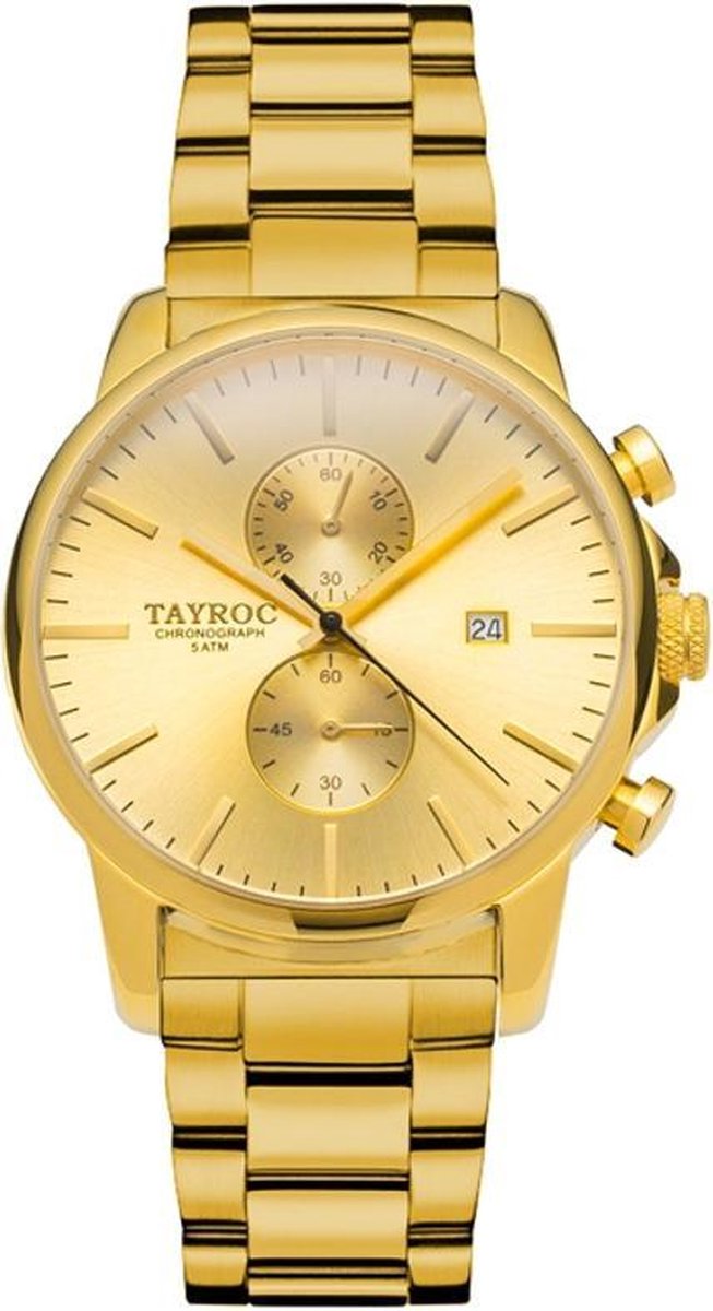 Tayroc Iconic Chrono horloge - Goudkleurig