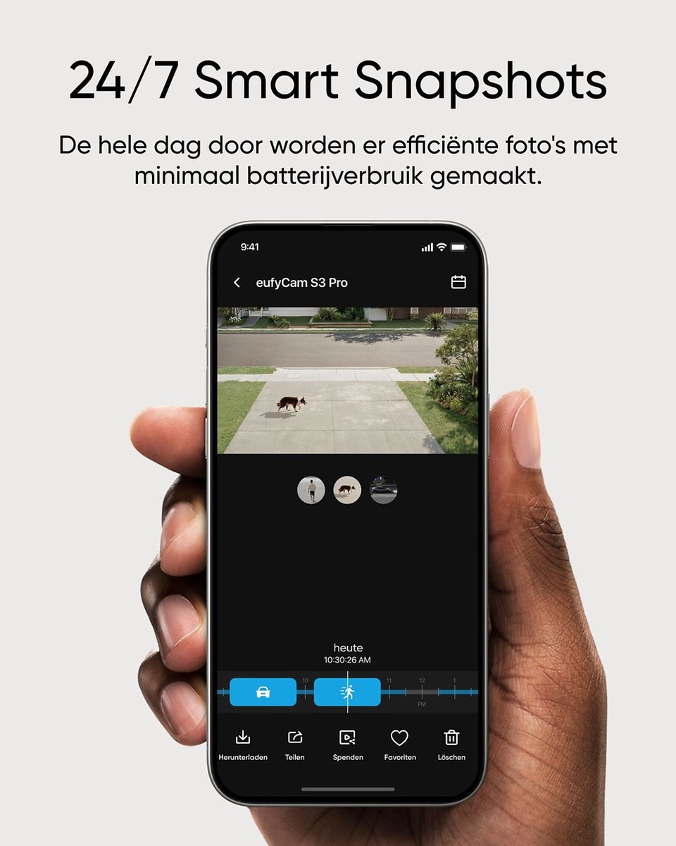 eufy Security eufyCam S3 Pro MaxColor Vision 4K 2-Cam Set inclusief Homebase 3 + E340 2K Draadloze Video Deurbel Inclusief Chime - Bundelvoordeel – foto 6