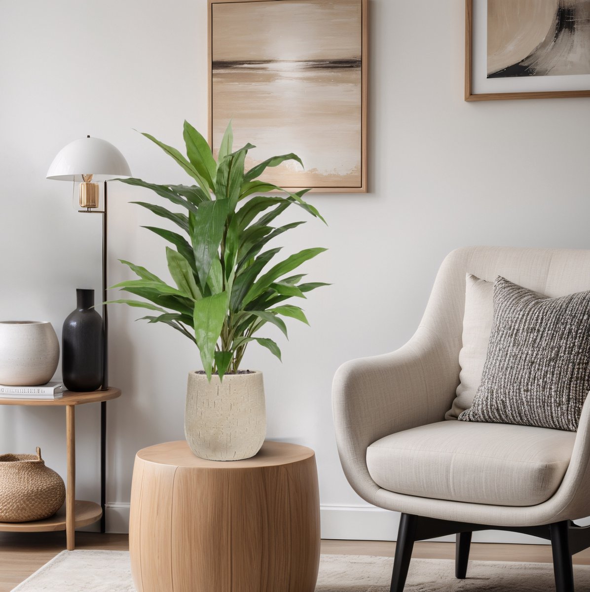 maxifleur Kunstplanten Draceana groen kunstplant 80cm