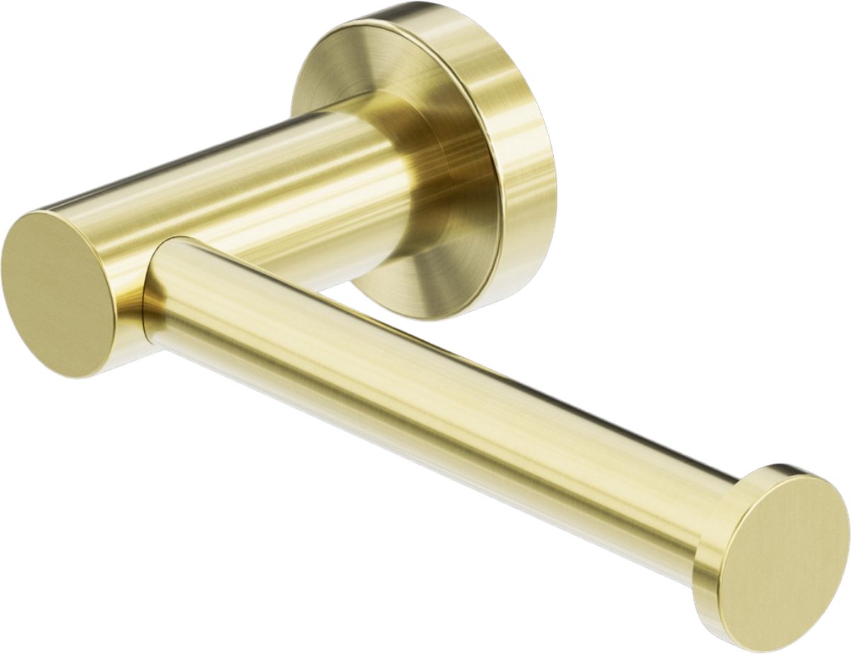 Owen & Finch RVS Toiletrolhouder – Geborsteld Champagne Goud (PVD) – Wandmontage