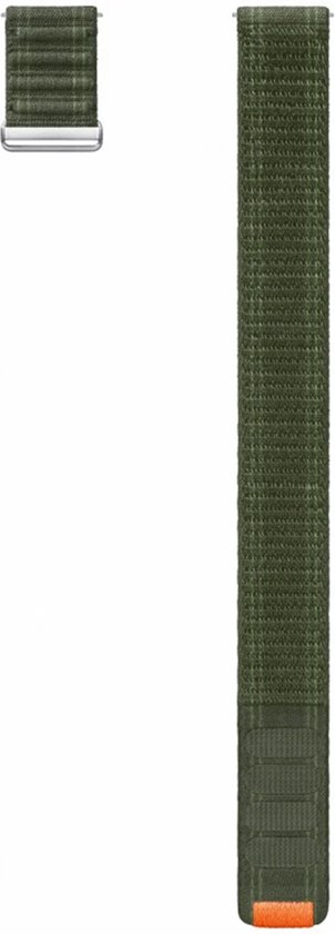 Samsung Galaxy Watch7 Smartwatchbandje - Fabric Band - Maat (S/M) - Kaki Groen