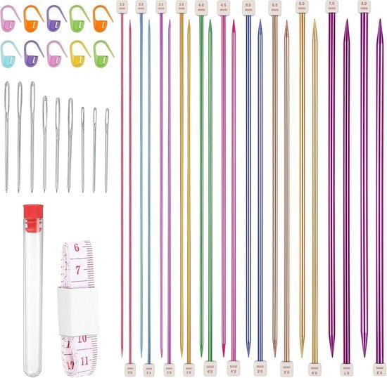 KnitPro Symfonie Enkelpuntige Breinaalden Set 35 cm - Bestel hier goedkoop