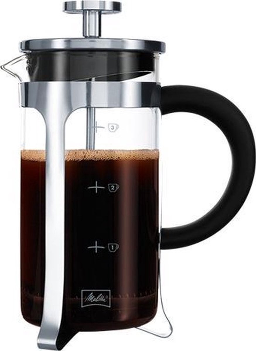 Bol.com MELITTA - KOFFIEZET MET DRUKSYSTEEM PREMIUM 3CUPS - 20092023 aanbieding