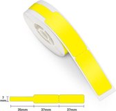 NIIMBOT A2K18638301 Kabel etiketten (rol) - 72 x 12.5 mm - Geel - 65 stuks