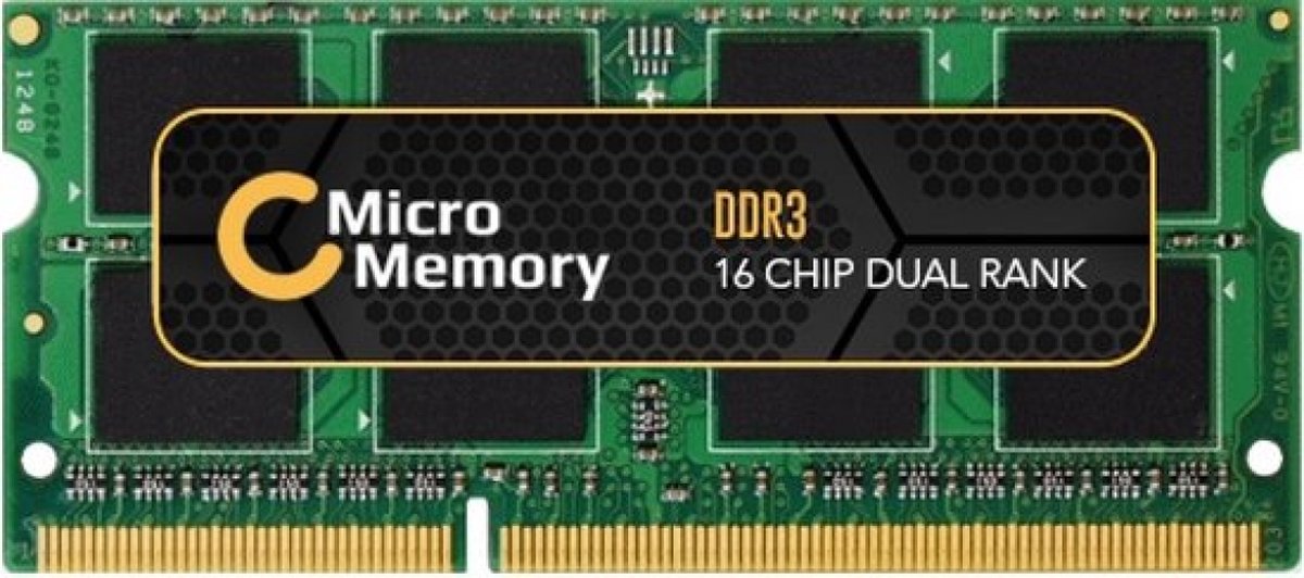 CoreParts MMG2511/8GB geheugenmodule 1 x 8 GB DDR3 204-pin SO-DIMM