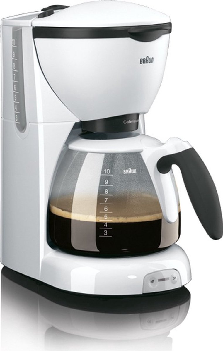 Braun Café House PurAroma KF520/1 - Koffiezetapparaat - Wit