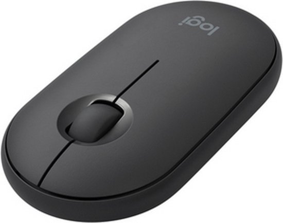 Logitech Pebble M350 - Draadloze Muis - Bluetooth - Zwart