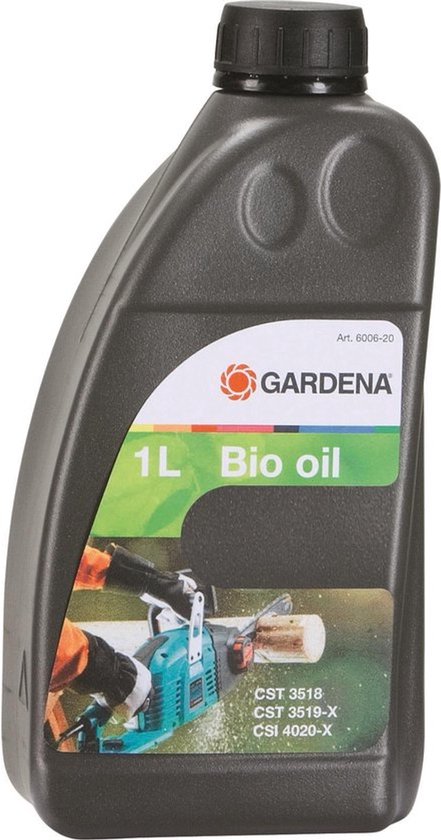 Gardena Bio Kettingzaagolie 1L Plantaardige Biologisch Afbreekbare Kettingolie Lage Temperatuur