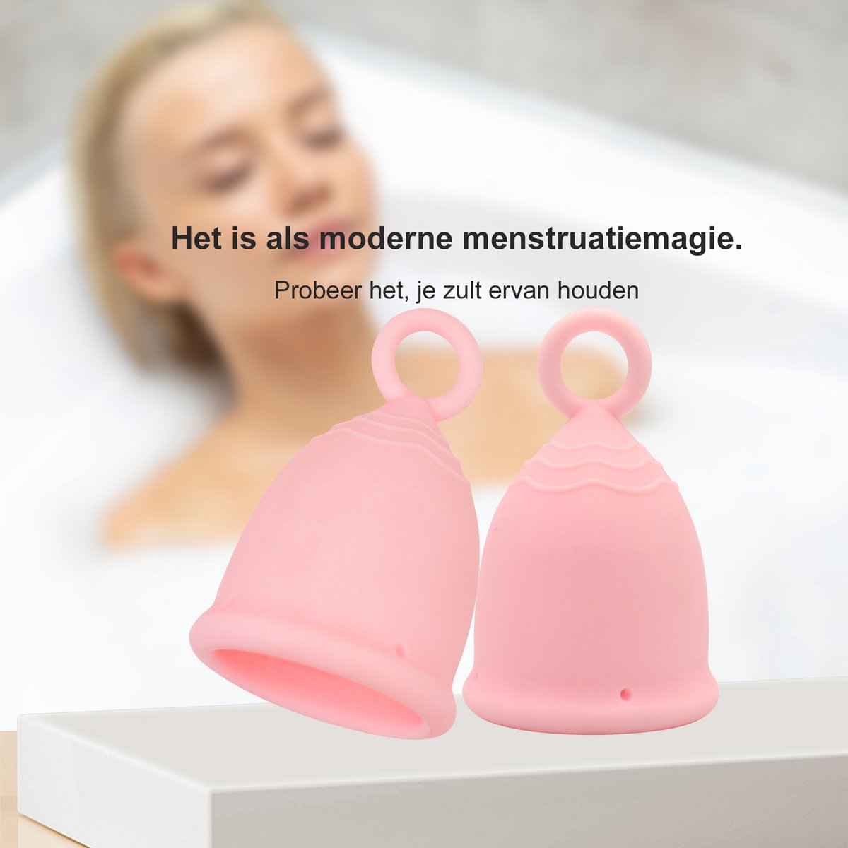 Goedkoopste Menstruatiecup Maat M Herbruikbare Menstruatie Cup Period Menstrueren Zero Waste