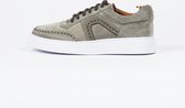Alfie Walker - Olive Brogue Sneaker - 43