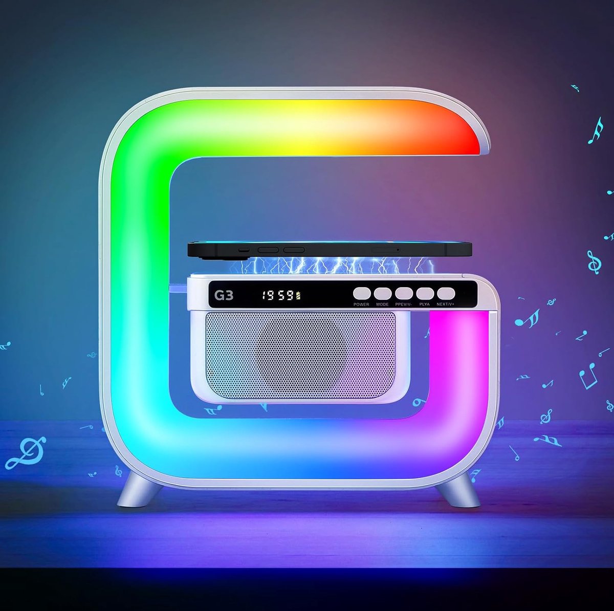 Lexium Wake-Up Light - Bed Sfeerlamp - Digitale Wekker - Lichtwekker - Wake up light wekker - Wake-up lights