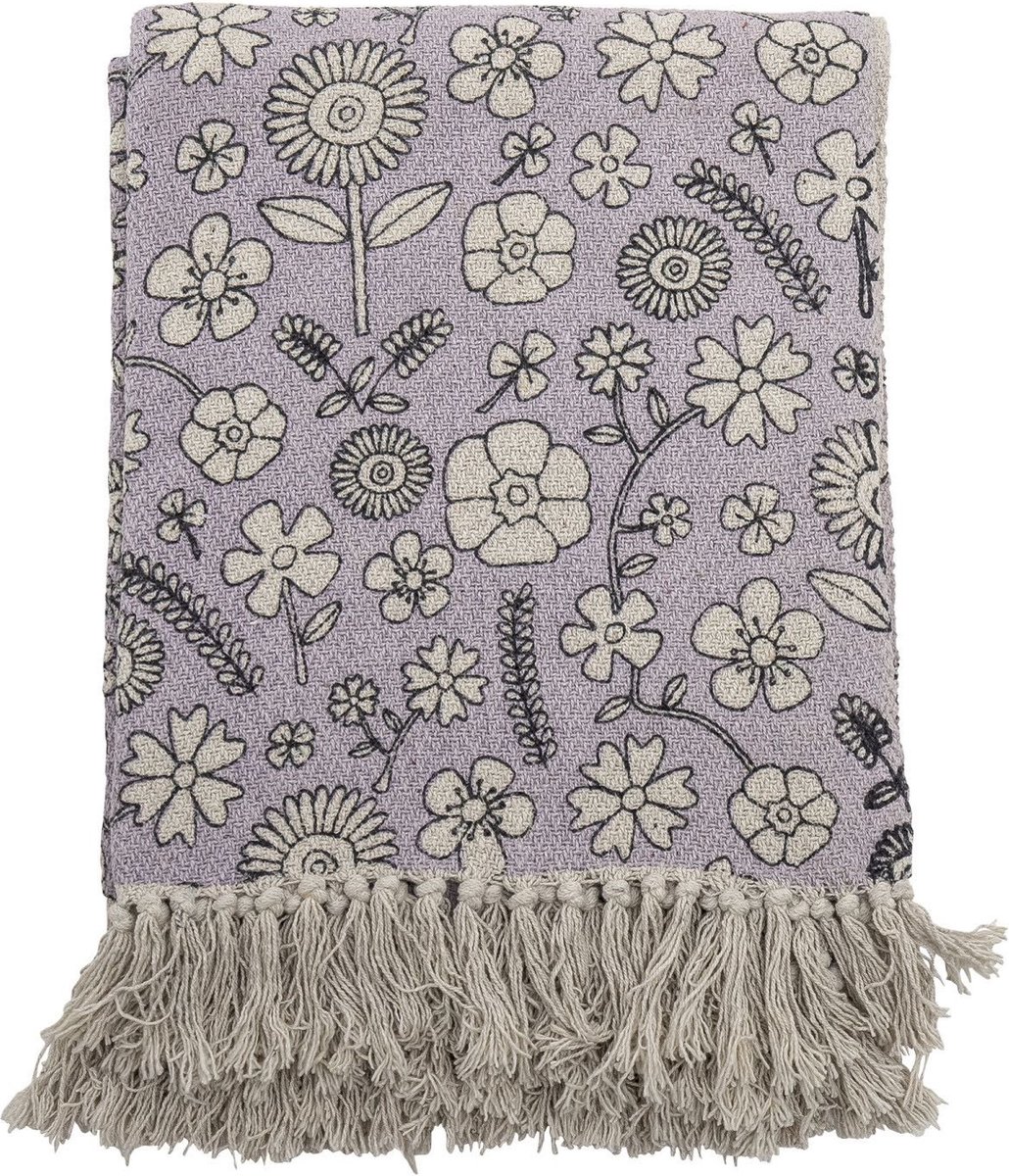 Plaid Salli paars – 160 x 0,5 x 130 cm