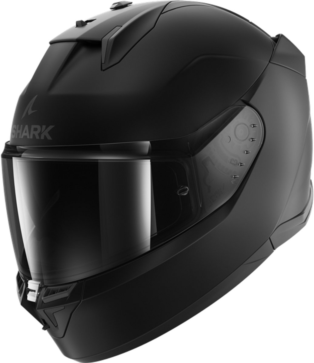 Shark D-Skwal 3 Blank Mat Zwart Mat KMA Integraalhelm - Maat S - Helm – foto 8
