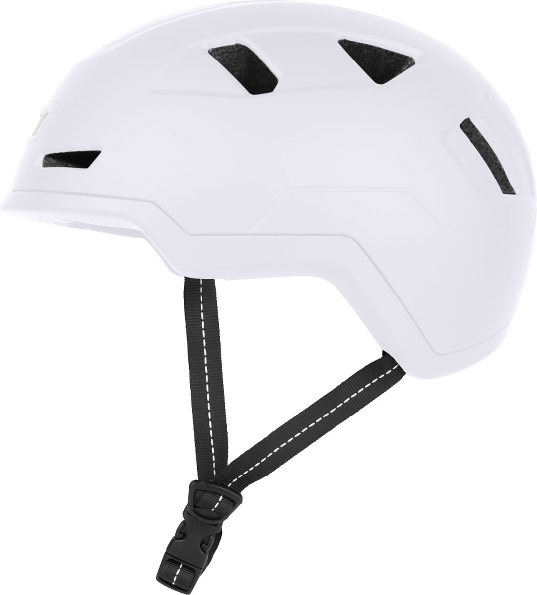 Bol.com VINZ Nevis Speed Pedelec Helm Mat Wit | NTA 8776 goedgekeurd | Snorfiets helm Snorscooter | Geschikt voor Helmplicht Bla... aanbieding