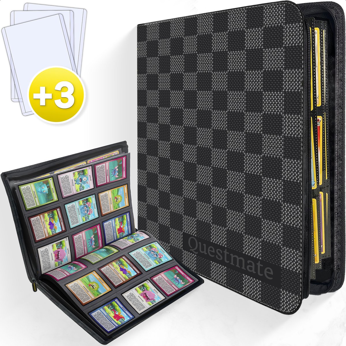 Questmate TCG Verzamelmap Dex - Opbergmap voor 360 kaarten - 3x