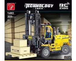 TLG Technology - T4003 - Heftruck - bestuurbaar speelgoed - Black Friday!! - 2028+ stukjes - compatible met Mould King
