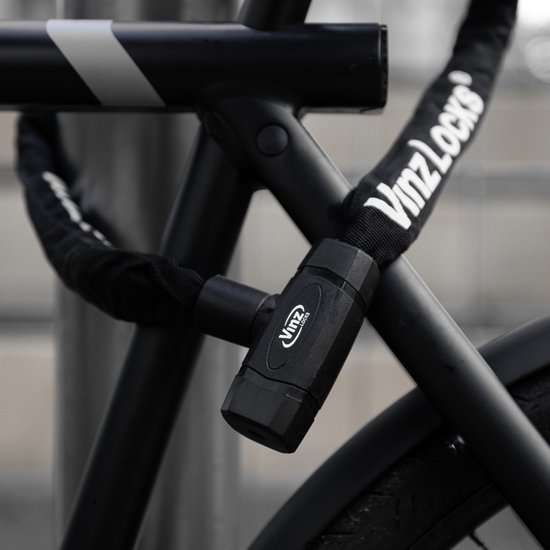 VINZ Olympus Kettingslot / Fietsslot met Vaste Kop 8mm - 90cm van VINZ — afbeelding 2