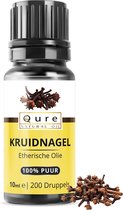 Kruidnagel Olie 10ml | 100% Puur & Onbewerkt | Geurolie | Kruidnagel Etherische Olie voor Huid, Haar en Aromatherapie
