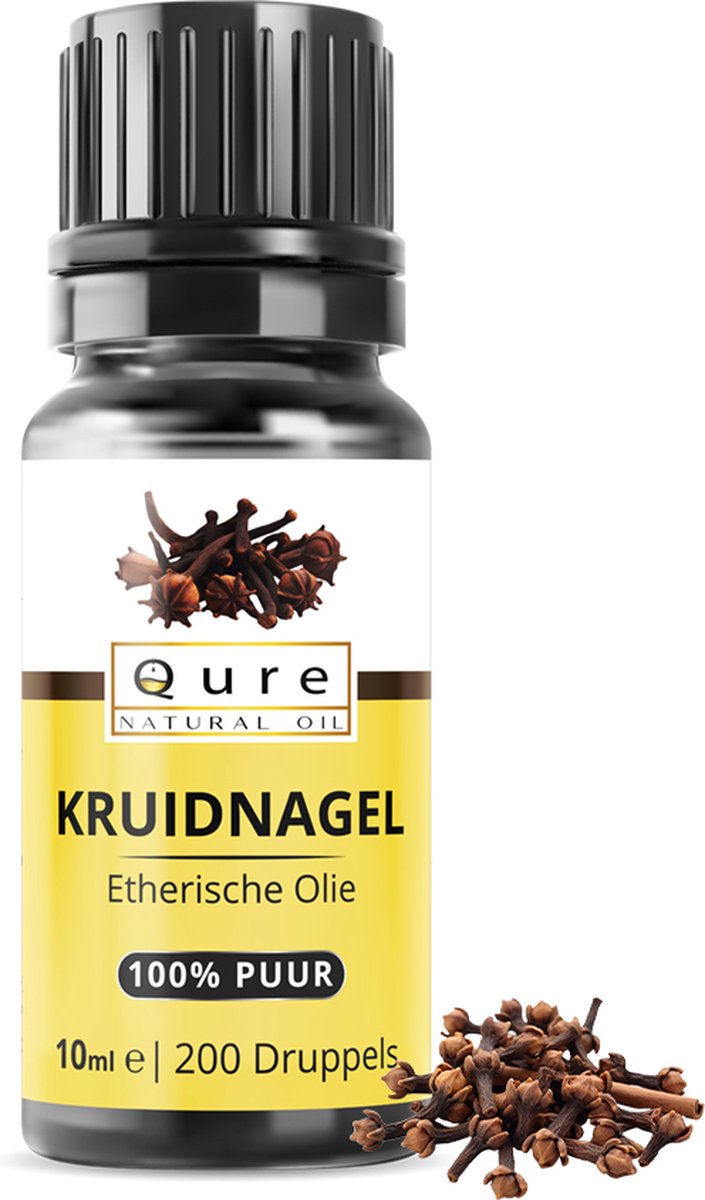 Goedkoopste Kruidnagel Olie 10ml | 100 Puur & Onbewerkt | Geurolie | Kruidnagel Etherische Olie voor Huid, Haar en Aromatherapie