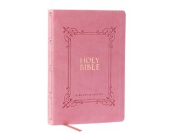 KJV Holy Bible: Large Print with 53,000 Center-Column Cross References, Pink Leathersoft, Red Letter, Comfort Print (Thumb Indexed): King James Version